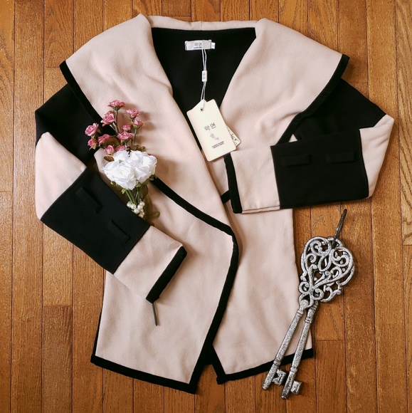 Jackets & Blazers - Contrast Felt Blazer